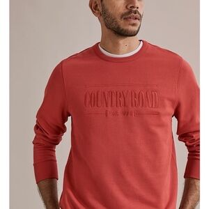 Country Road 100% Cotton Men’s Coral Sweatshirt Size M